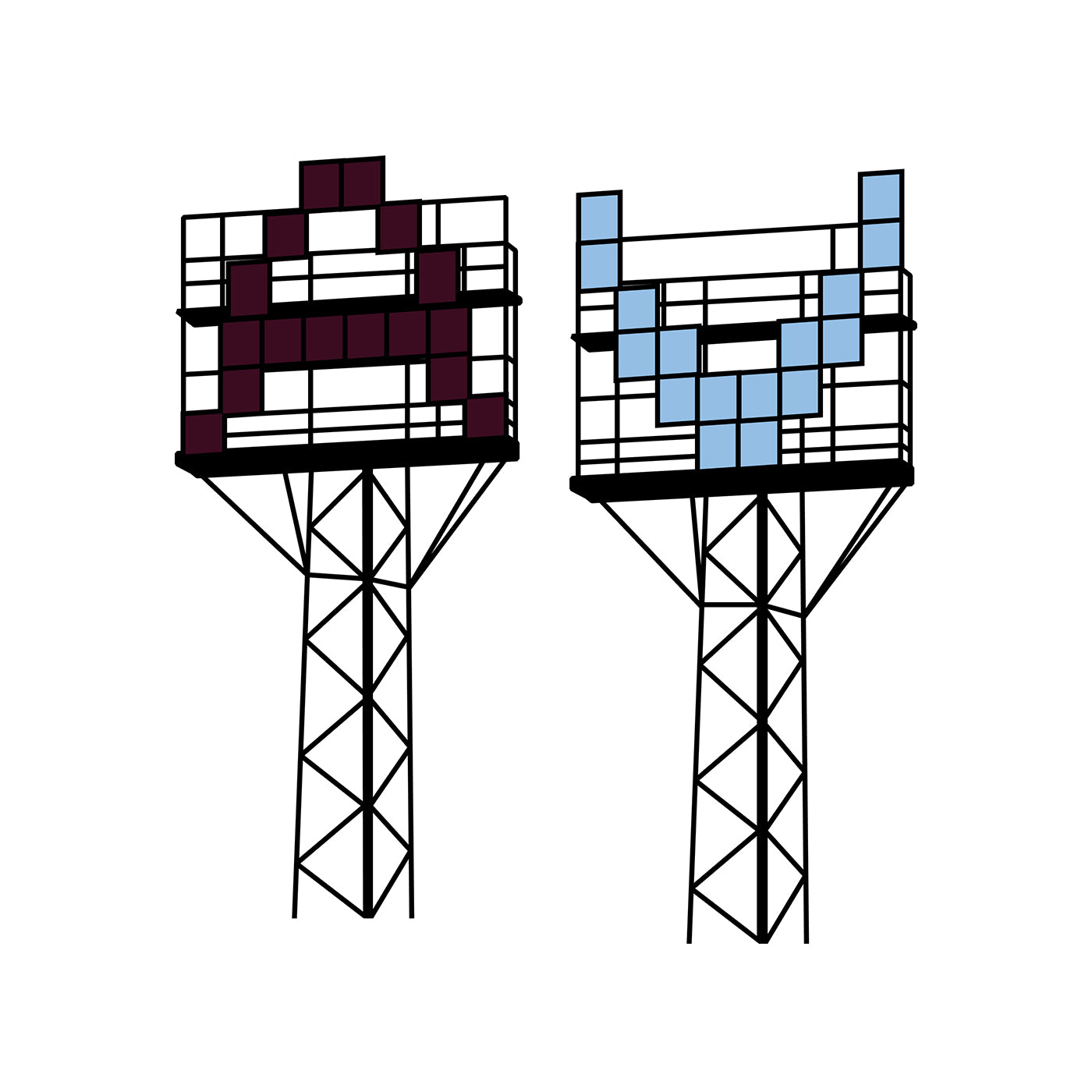 AV Floodlights - White