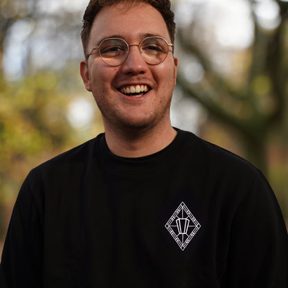 Glass Lamp Sweatshirt [Black]