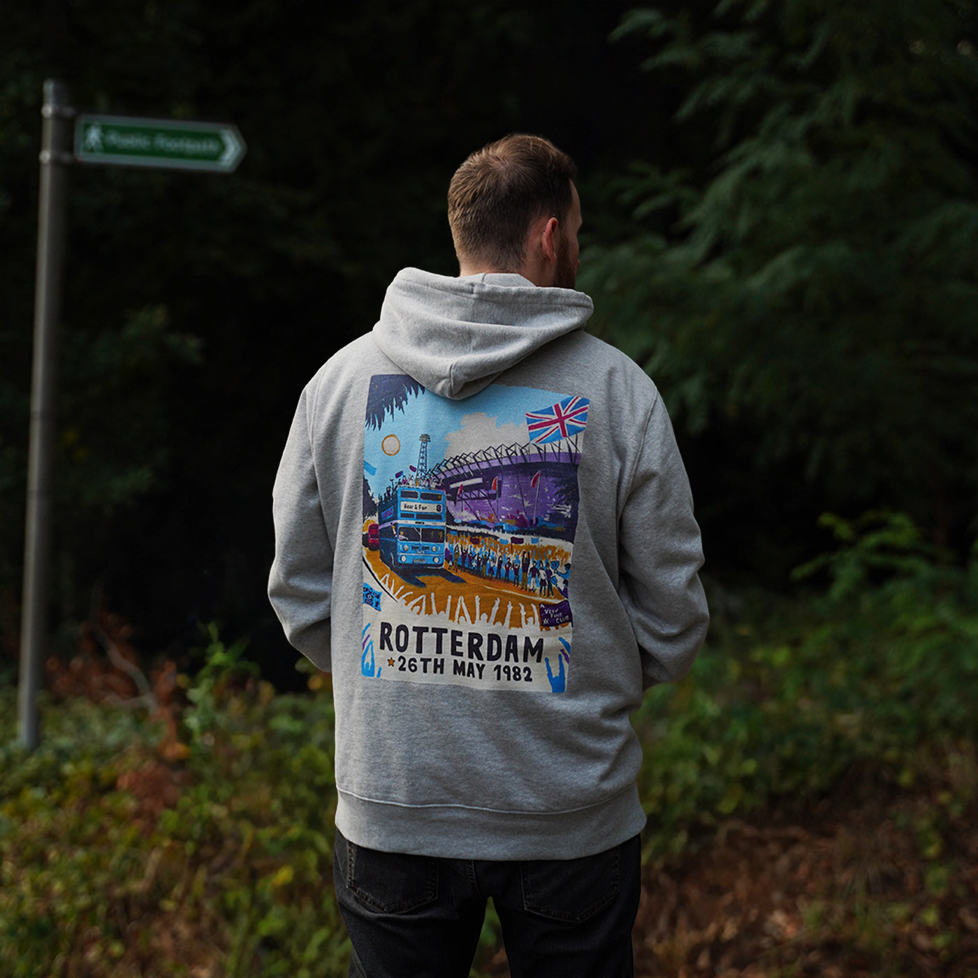 Rotterdam '82 - The No.6 Hoodie [Heather Grey]