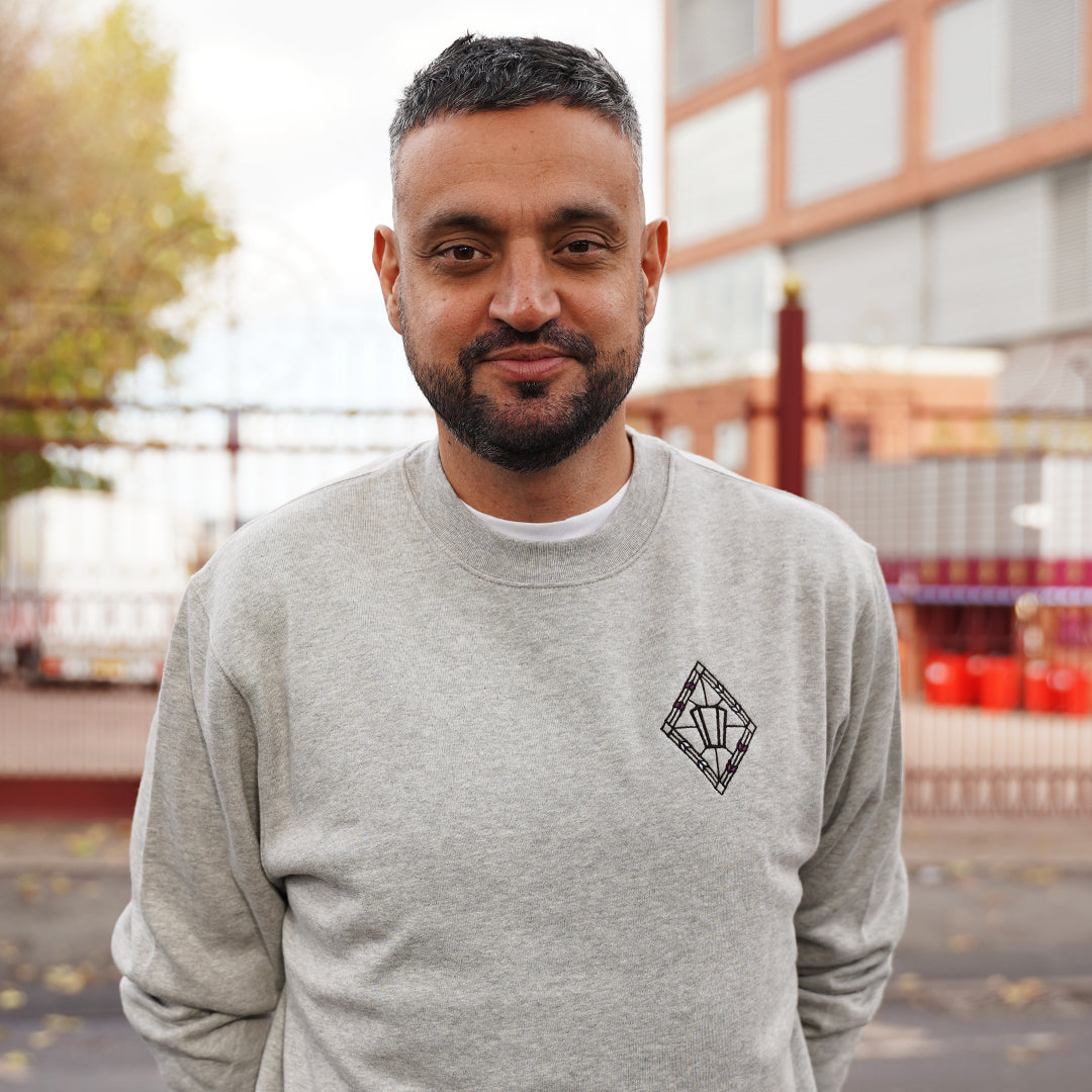 Glass Lamp Sweatshirt [Heather Grey]