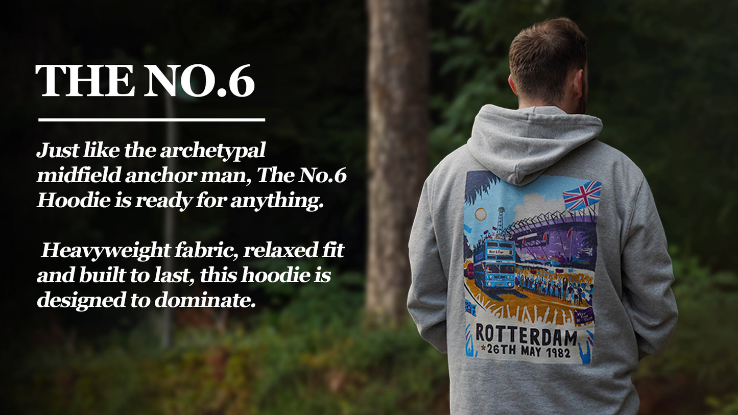 Rotterdam '82 - The No.6 Hoodie [Black]