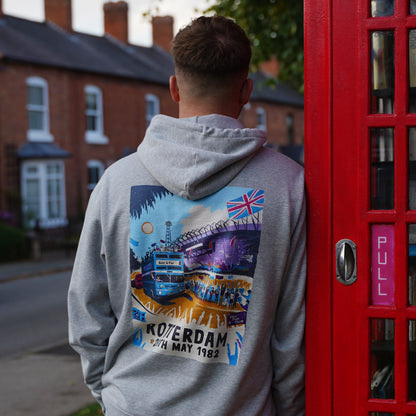 Rotterdam '82 - The No.6 Hoodie [Heather Grey]