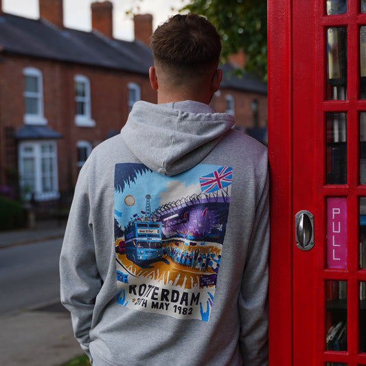 Rotterdam '82 - The No.6 Hoodie [Heather Grey]