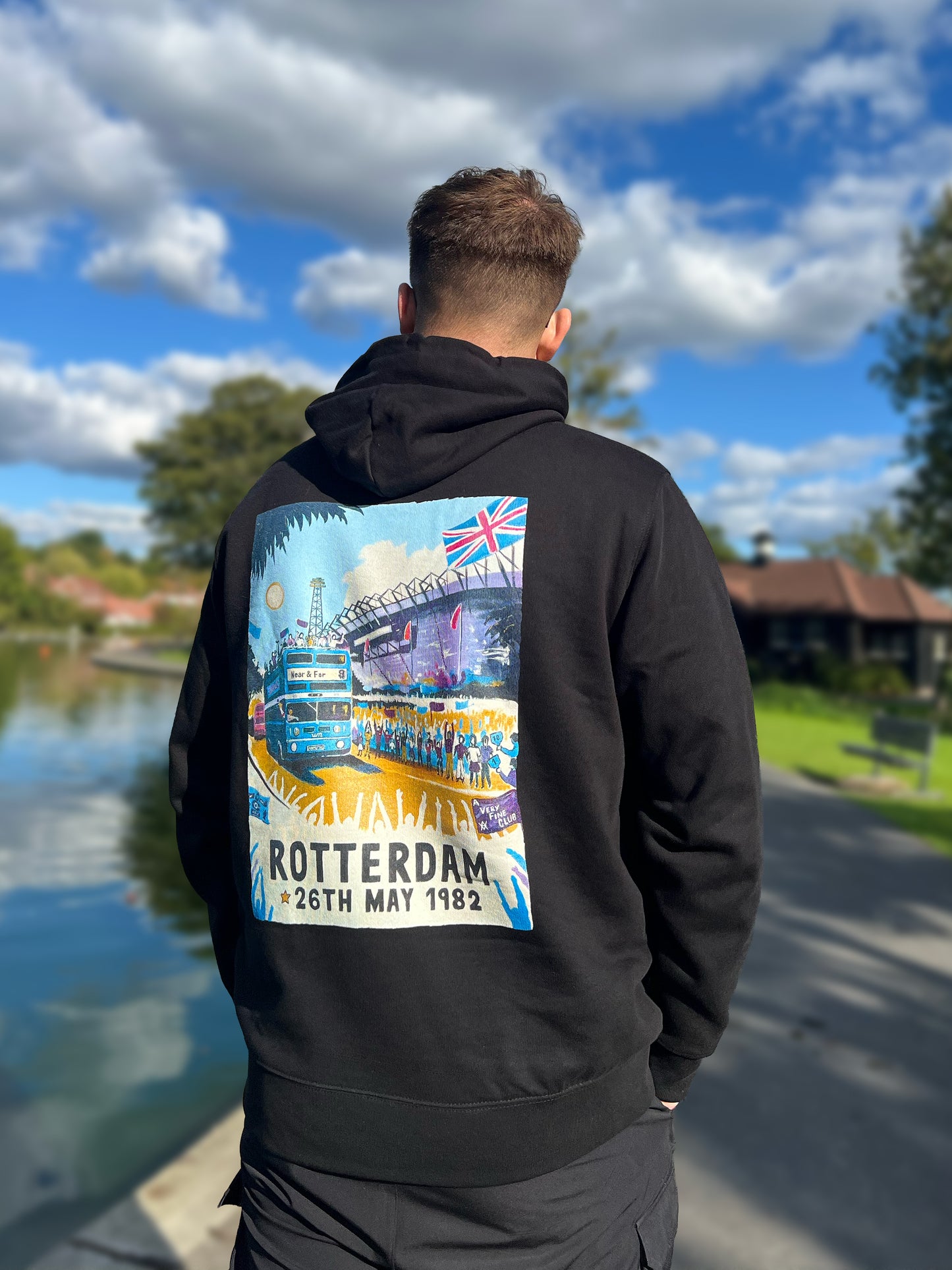 Rotterdam '82 - The No.6 Hoodie [Black]