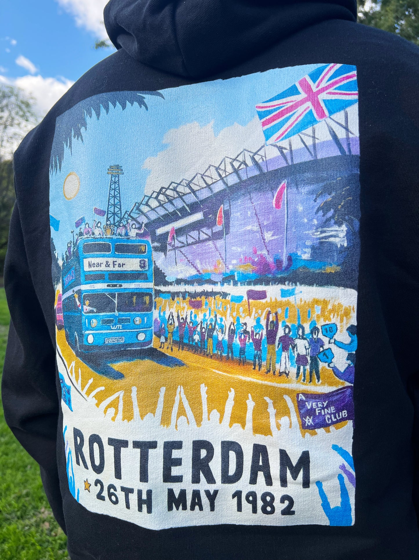 Rotterdam '82 - The No.6 Hoodie [Black]