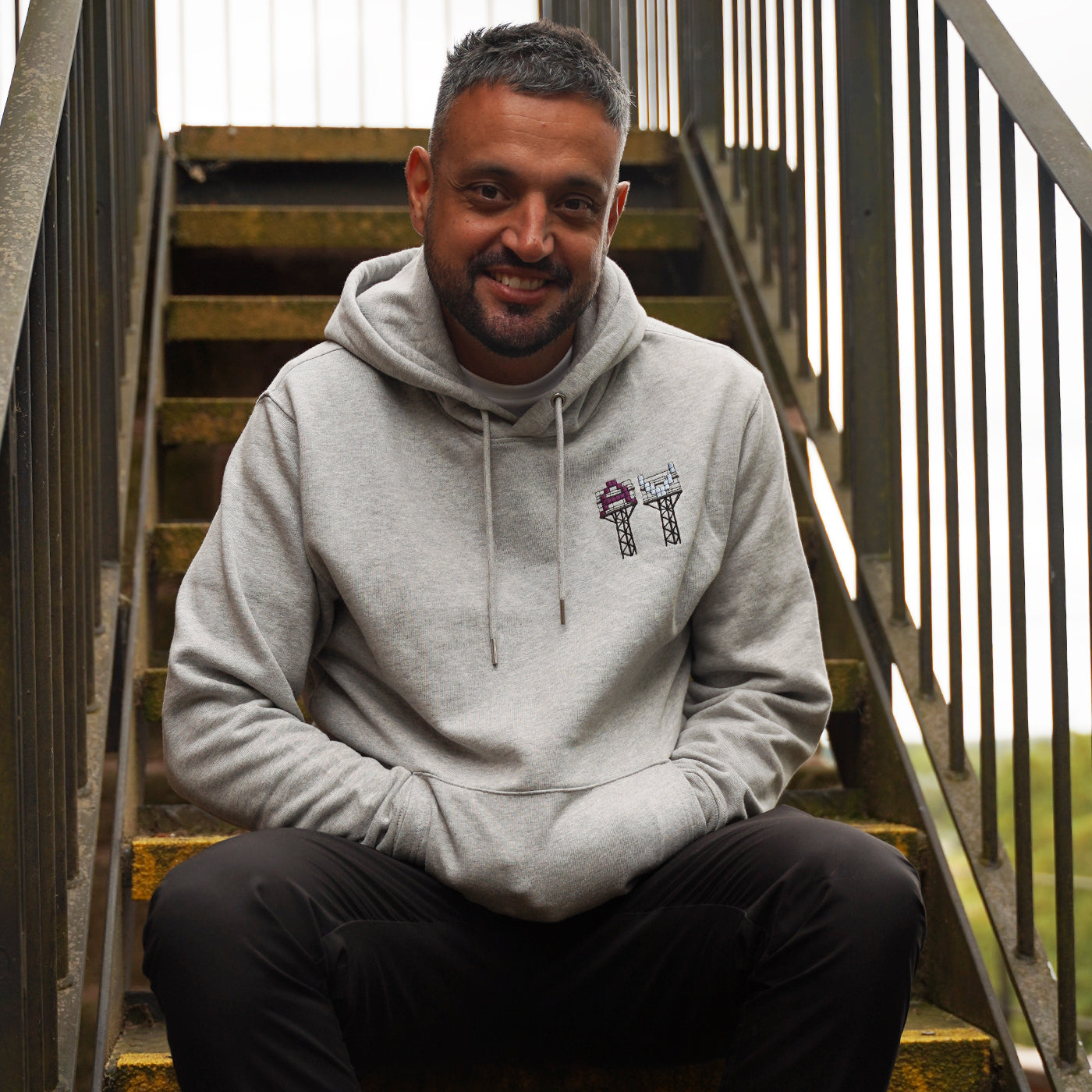 AV Floodlights - The No.6 Hoodie [Heather Grey]