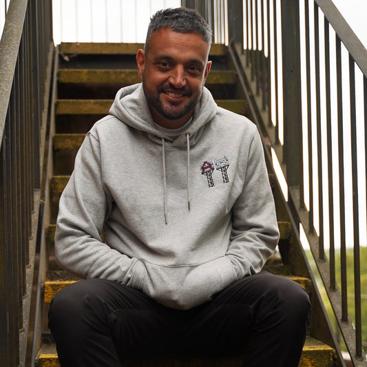 AV Floodlights - The No.6 Hoodie [Heather Grey]