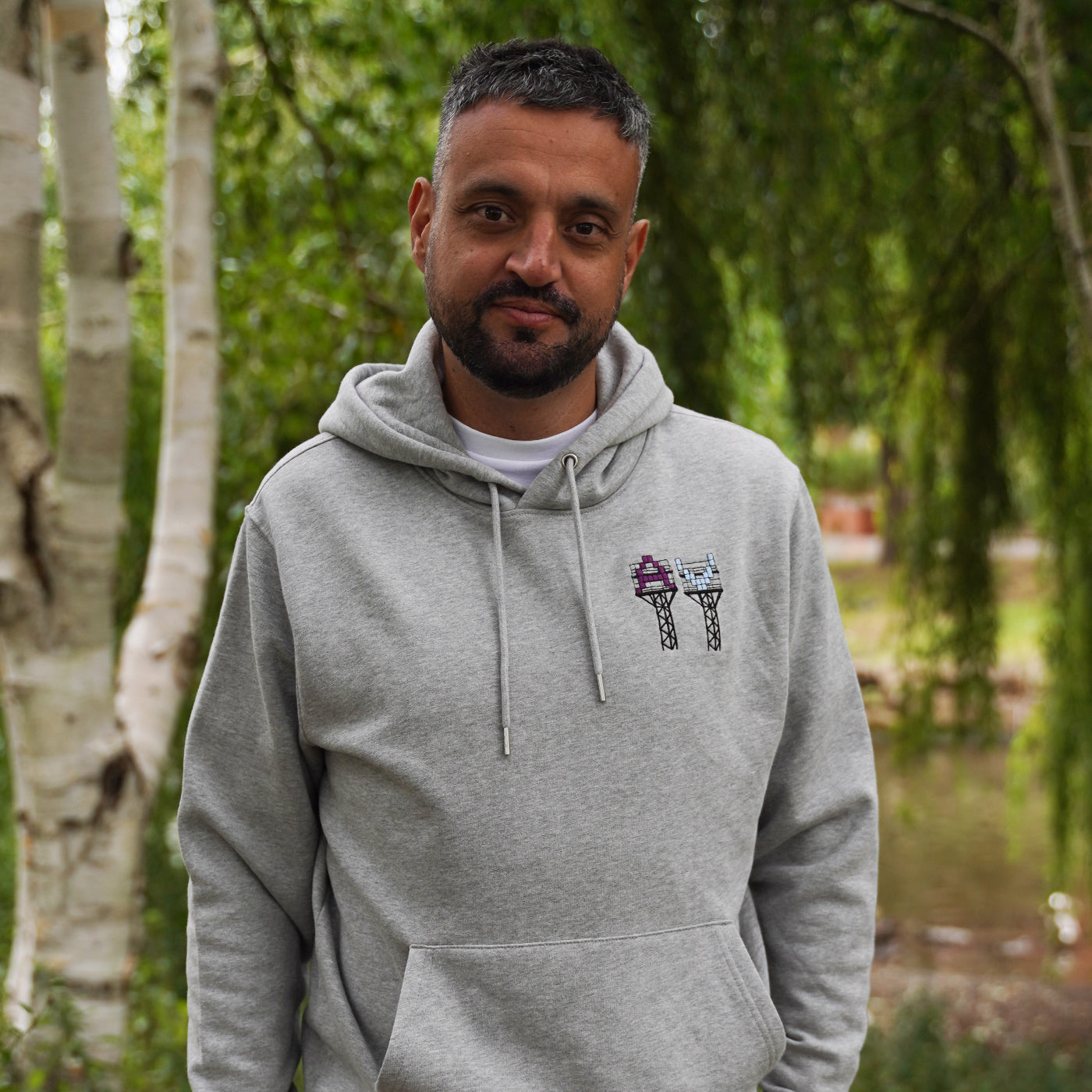 AV Floodlights - The No.6 Hoodie [Heather Grey]