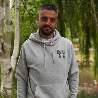 AV Floodlights - The No.6 Hoodie [Heather Grey]